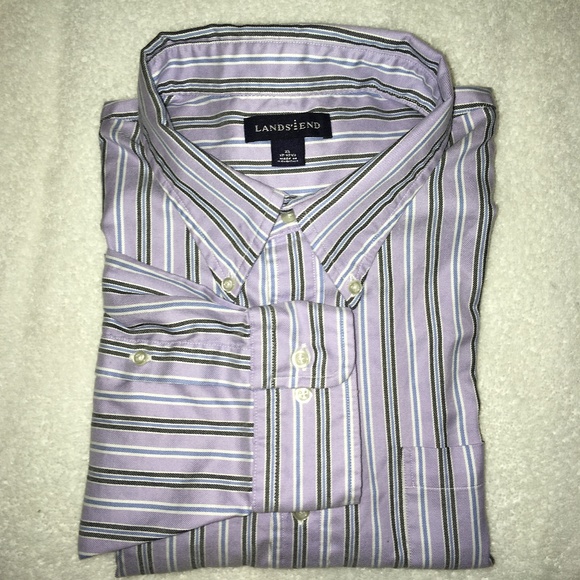 Lands' End Other - Lands' End Men's Button Down Dress Shirt XL